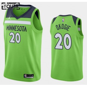 Dres Minnesota Timberwolves Josh Okogie 20 2020-21 Jordan Brand Statement Edition Swingman - Dječji